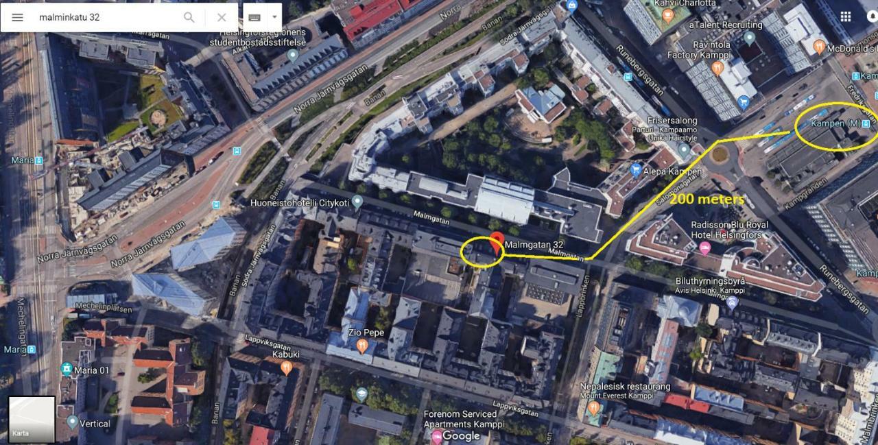 Studio In Helsinki City Center Apartamento Exterior foto
